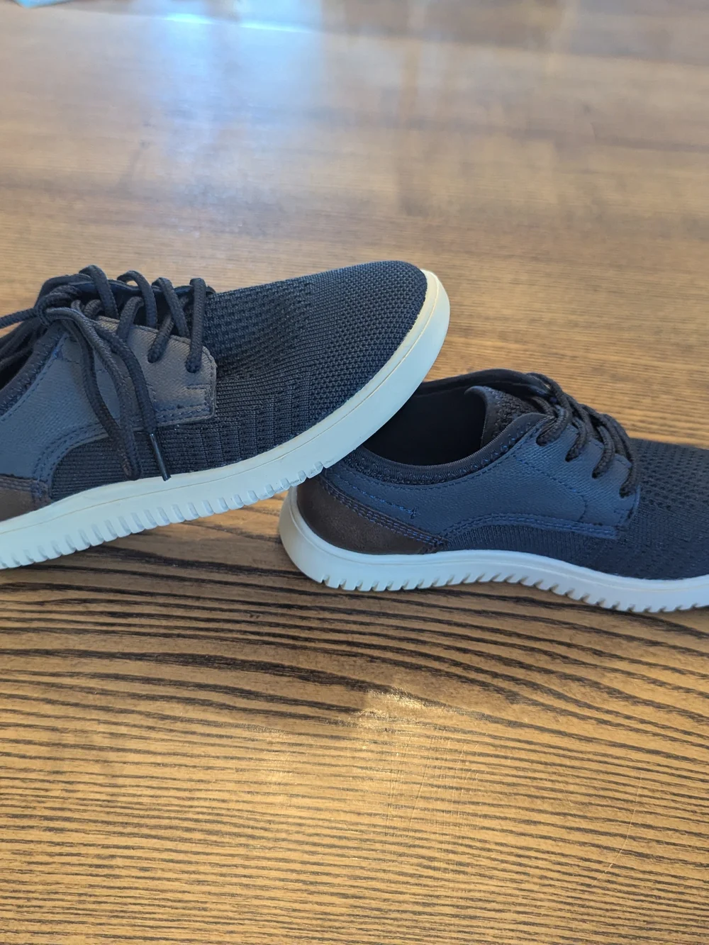 NWOT Steve Madden Big Boys 2Y Blue Dawes Lace Up Knit Sneaker